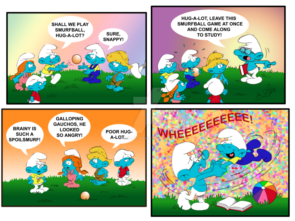 A surprise for hug. Hugging clipart yogi