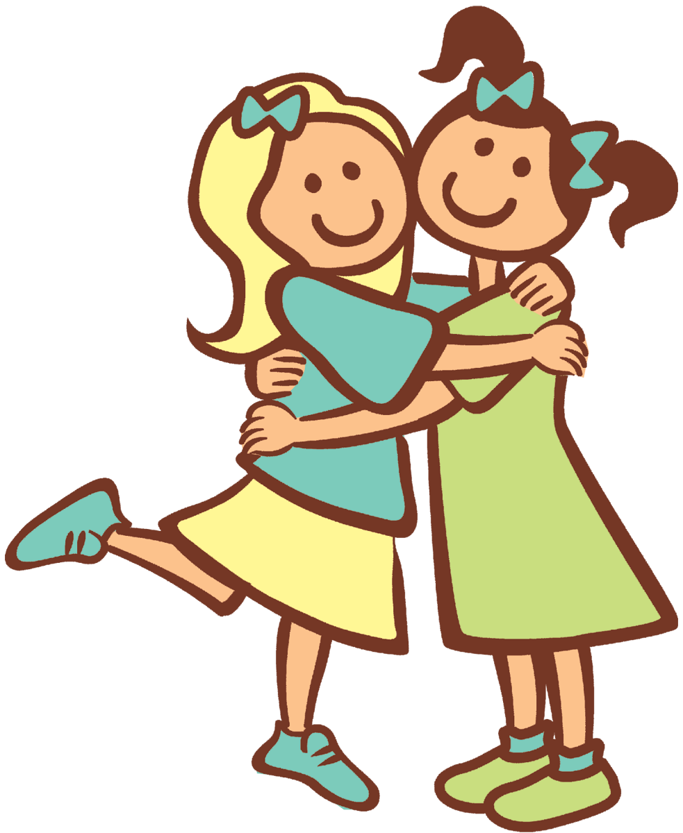 Clipart friends hygiene. Free hugging pictures download