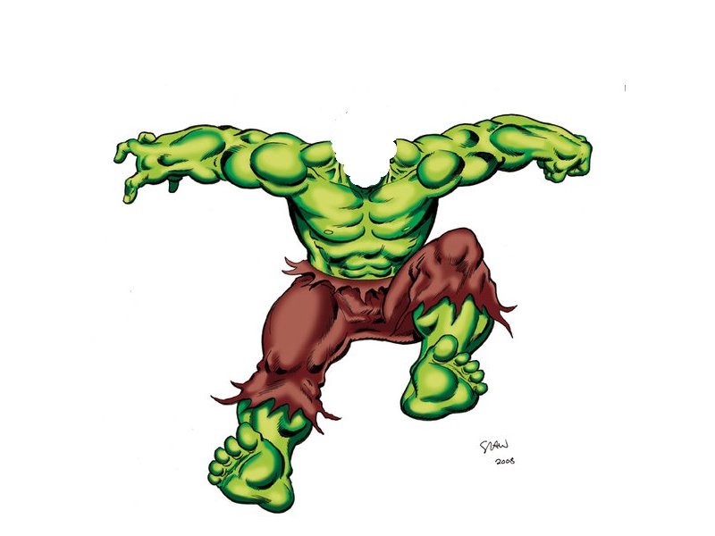 hulk clipart angry