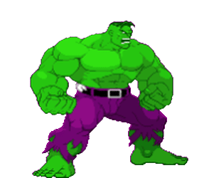 hulk clipart animated