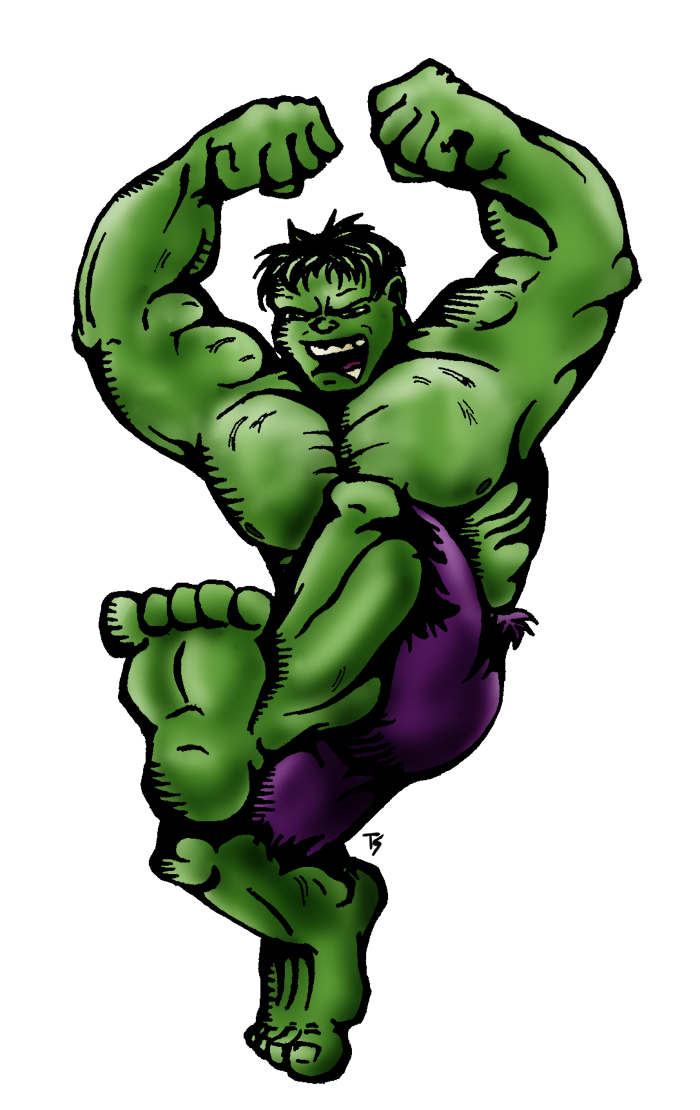 hulk clipart big green