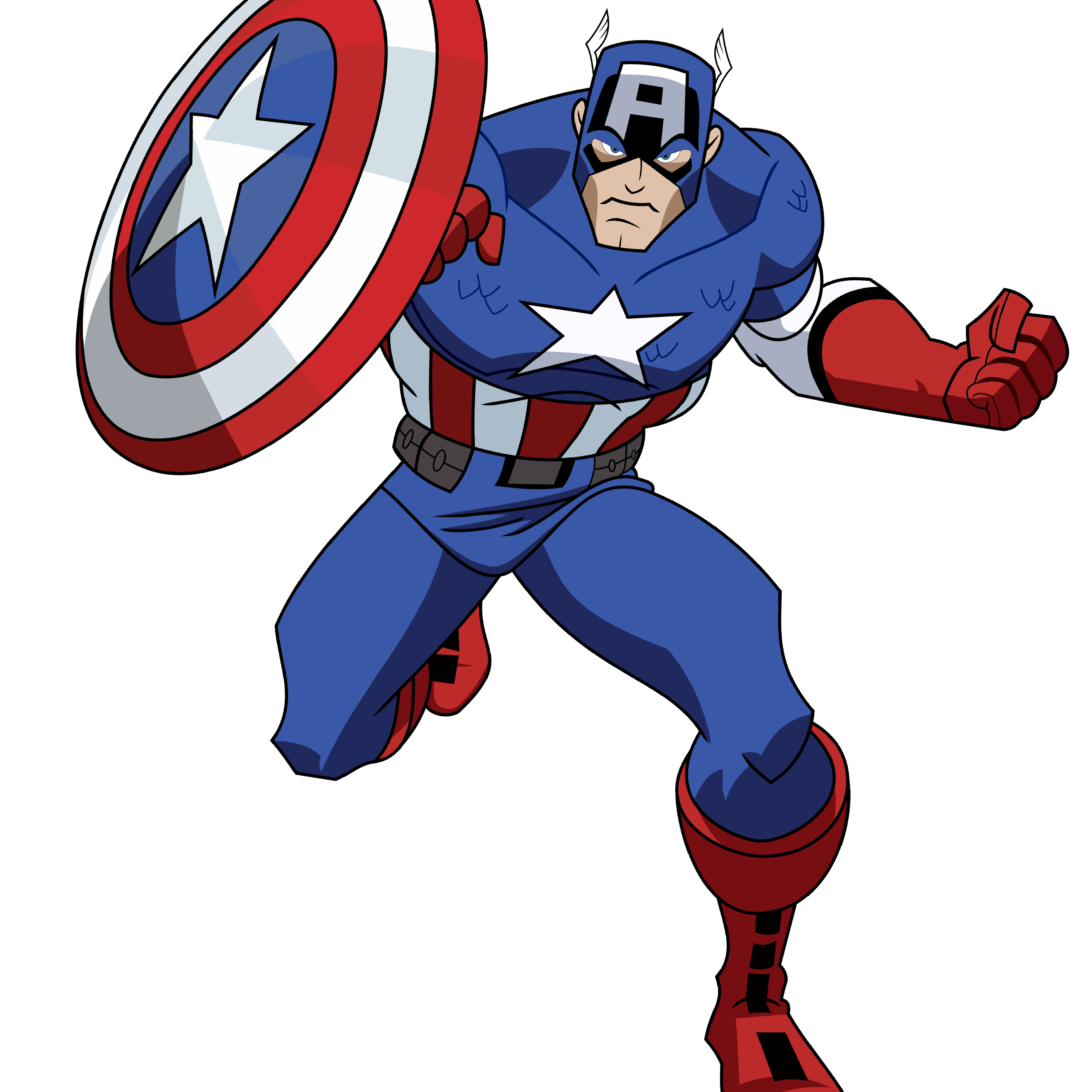 hulk clipart captain america