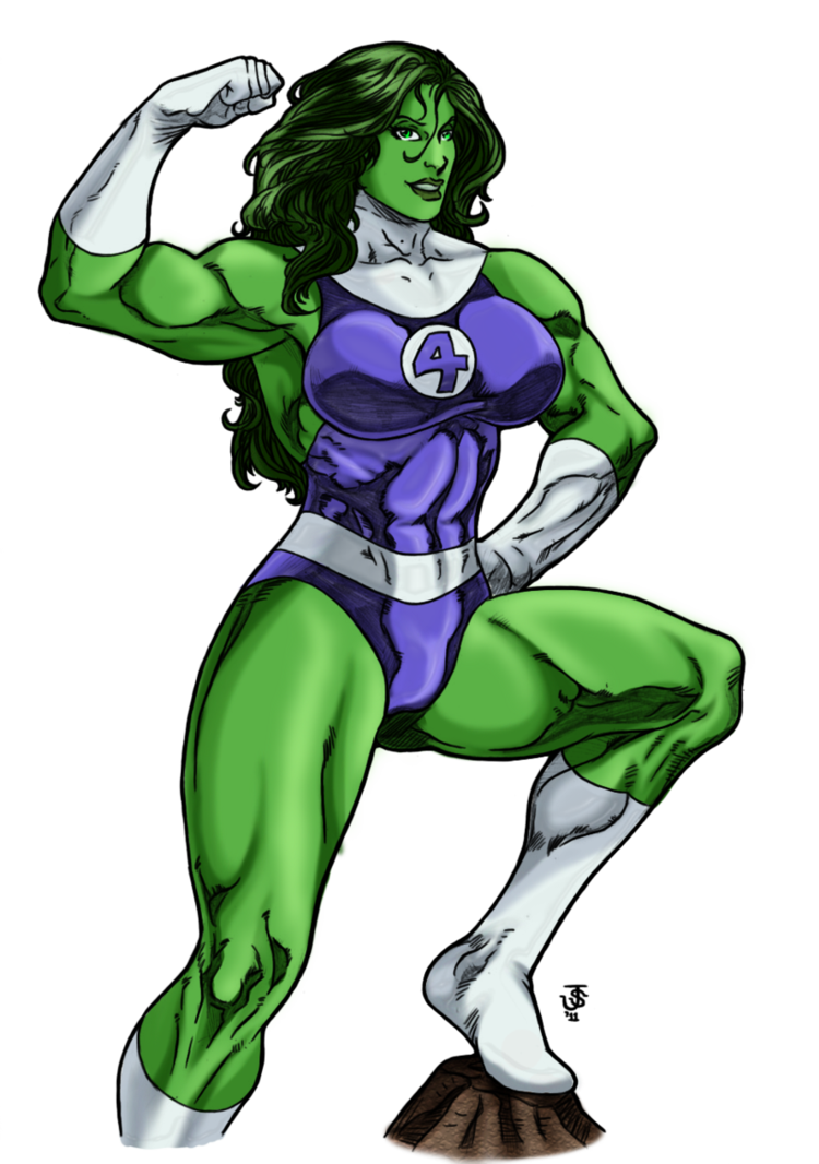 She girl free on. Hulk clipart cute