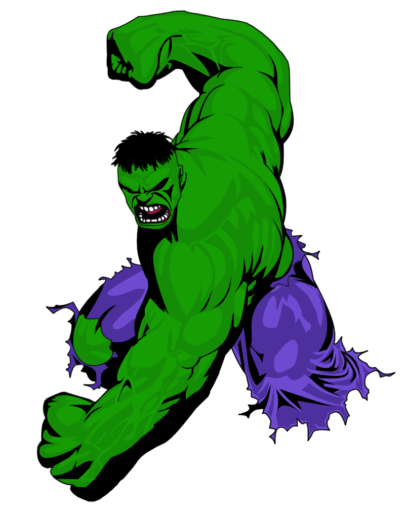 hulk clipart drawing