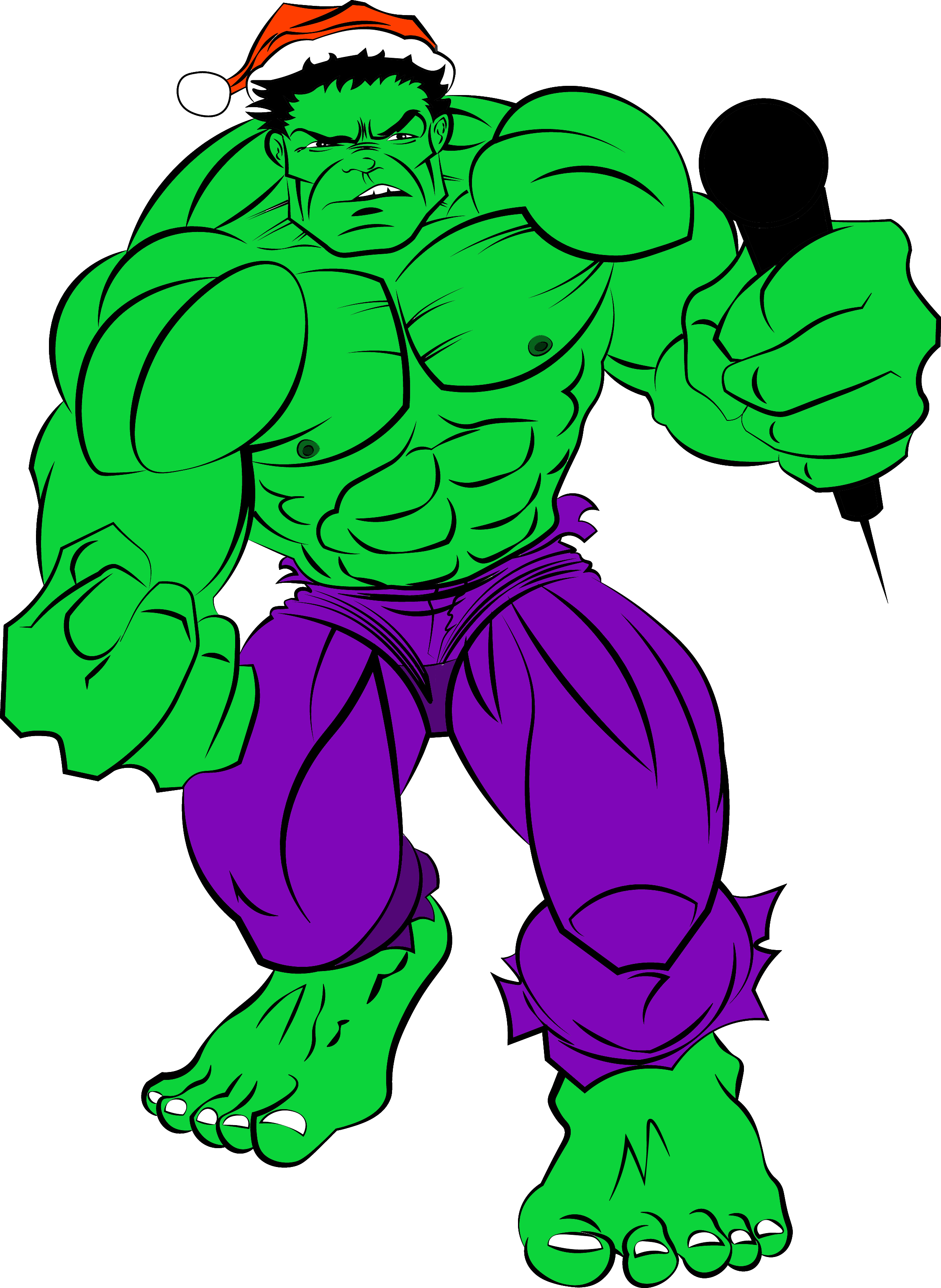 Hulk clipart line, Hulk line Transparent FREE for download ...