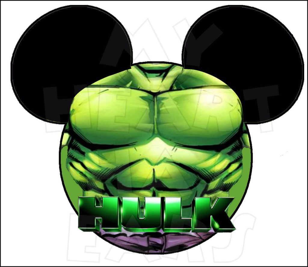 hulk clipart mickey mouse