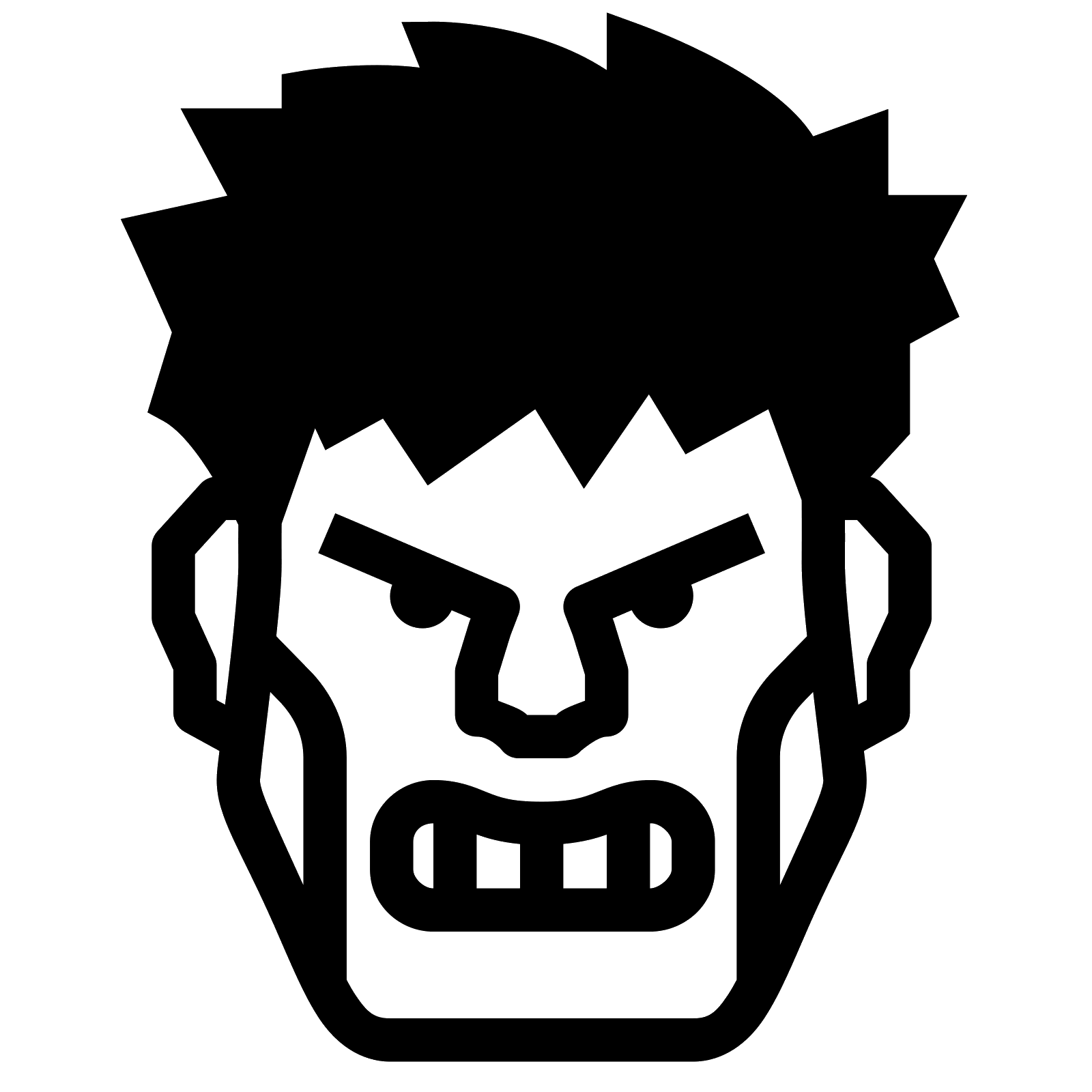 Icon shared by jmkxyy. Hulk clipart symbol