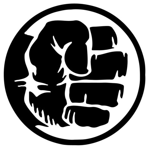 Free logo cliparts download. Hulk clipart symbol