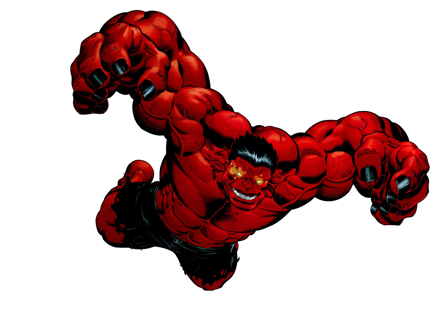 hulk clipart ultimate red