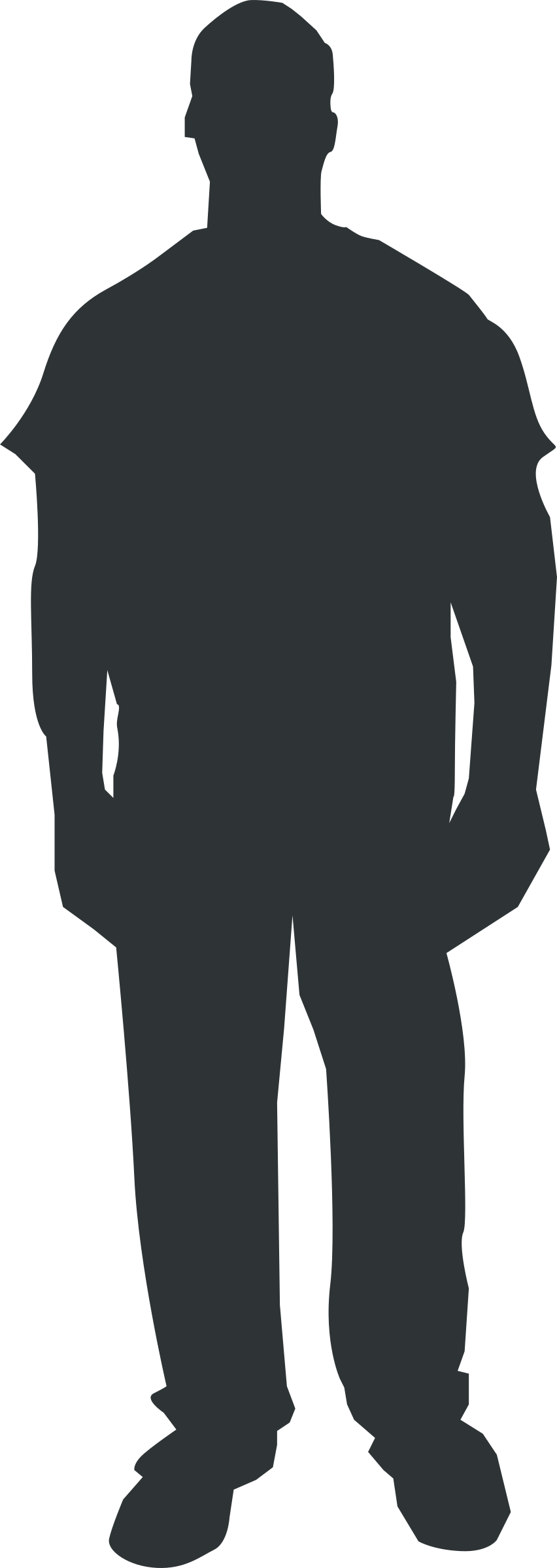 Person outline template . Humans clipart peope