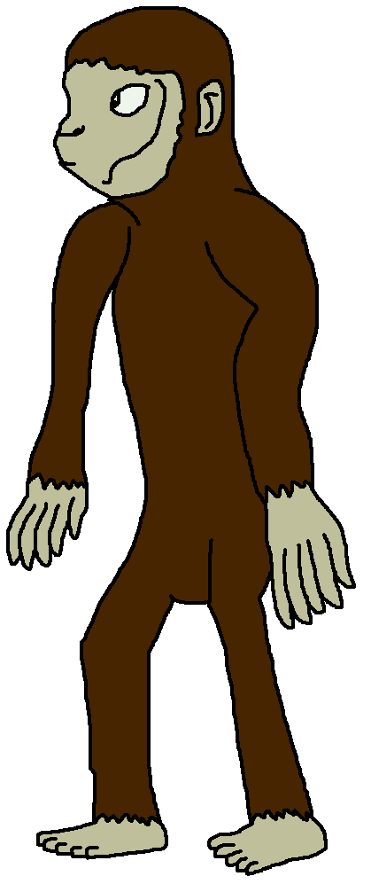 human clipart hominid
