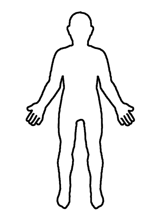 human clipart human outline
