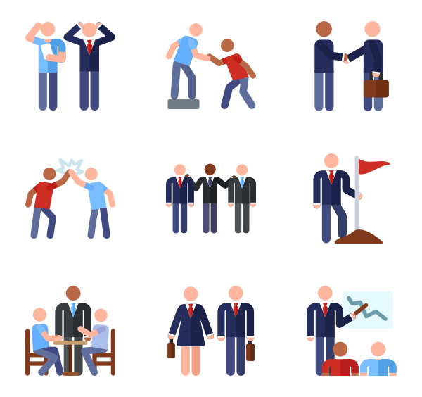 humans clipart large group