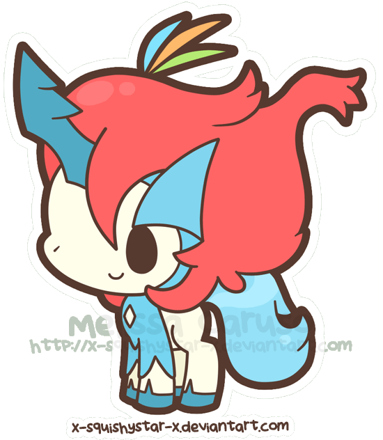 Squishy keldeo form by. Humans clipart resolute