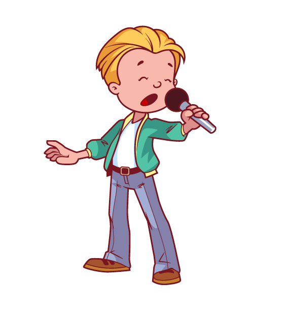 microphone clipart singer