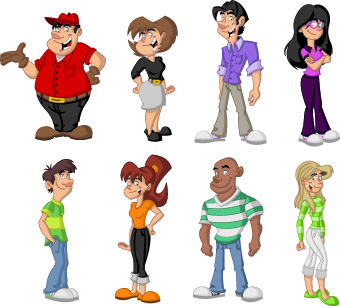 humans clipart animated