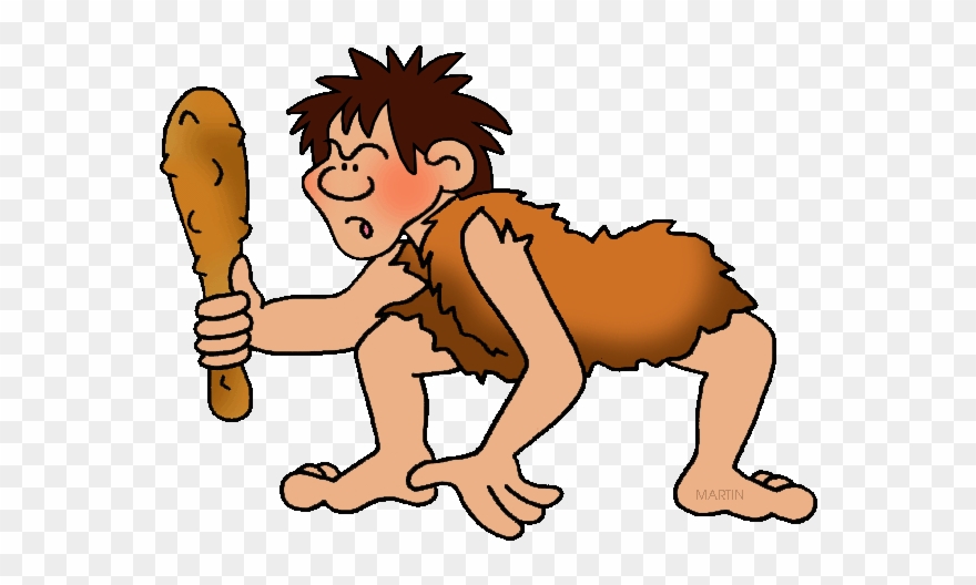 Caveman early specialization png. Humans clipart hominid