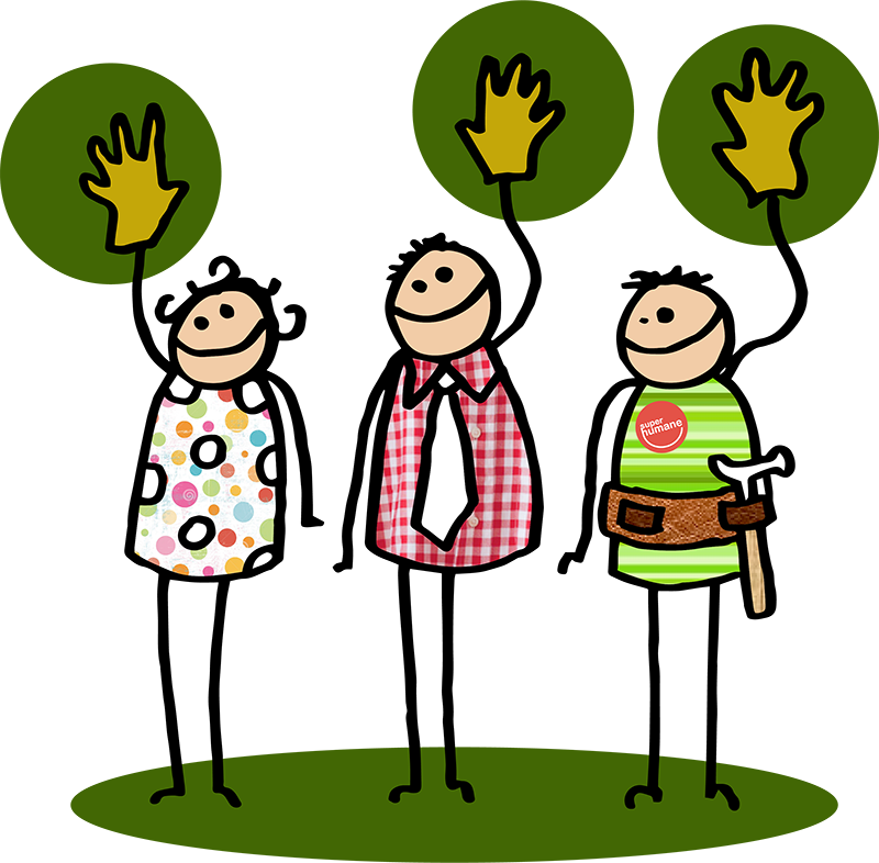 Humans clipart human action. Be super humane all