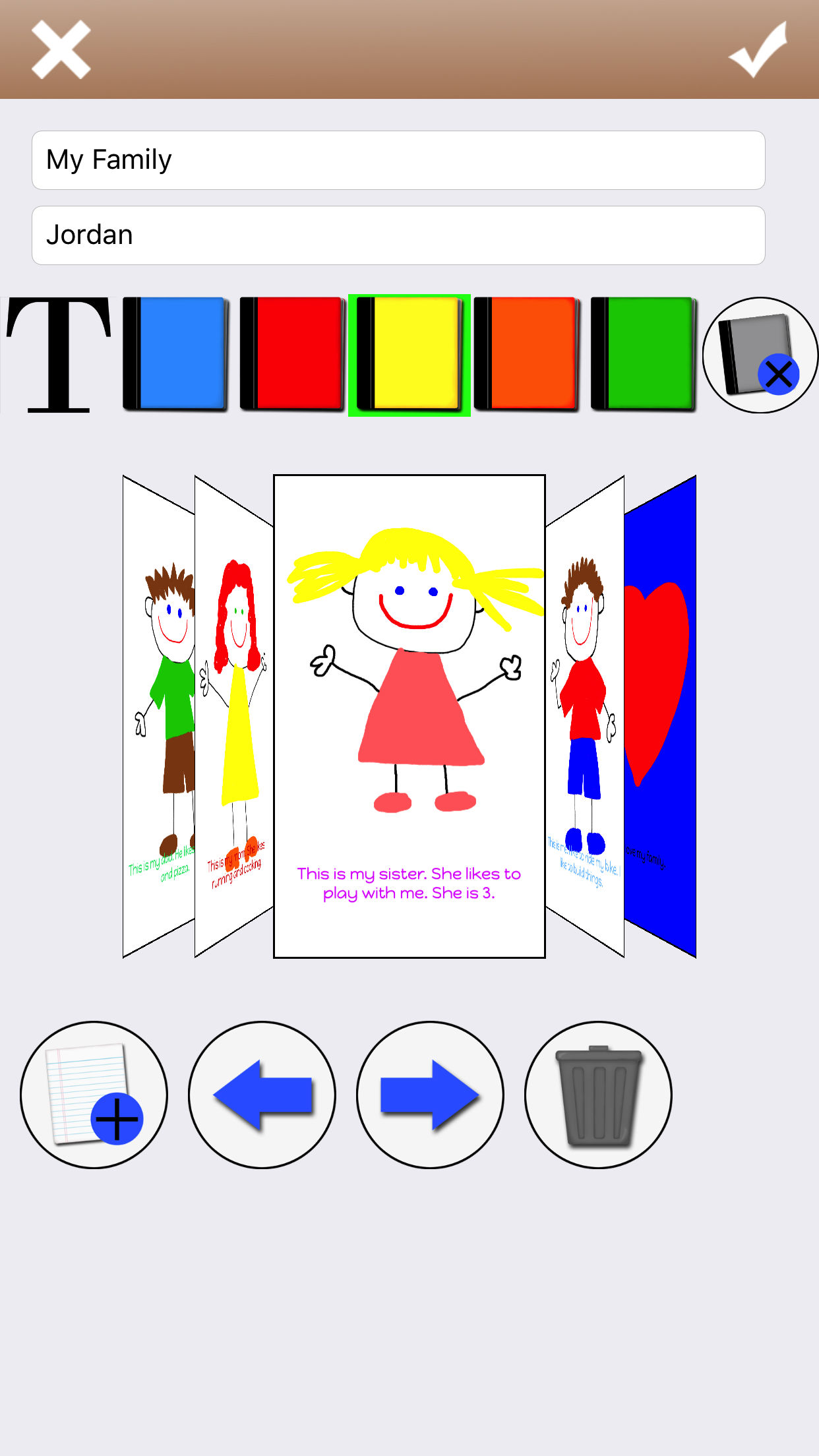 Humans clipart human family. Tiny book creator by