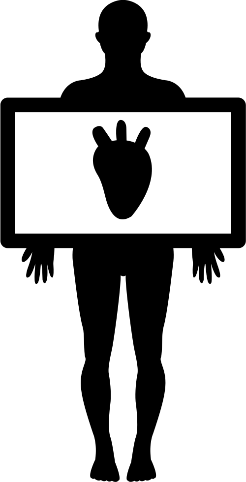 Human silhouette at getdrawings. Jewel clipart heart cut