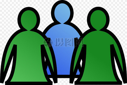 humans clipart three person