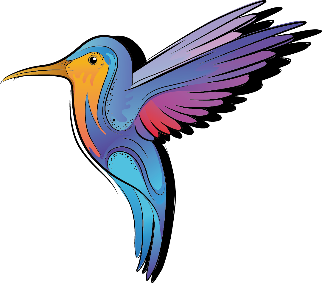 hummingbird clipart bee