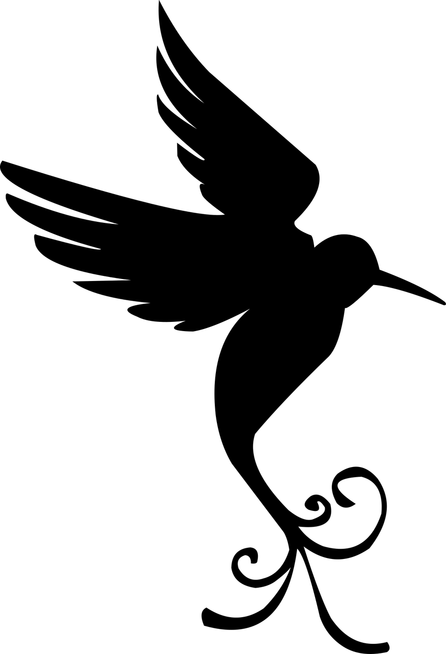 hummingbird clipart celtic knot