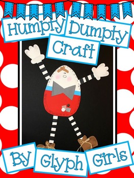 Worksheets teaching resources tpt. Humpty dumpty clipart craft