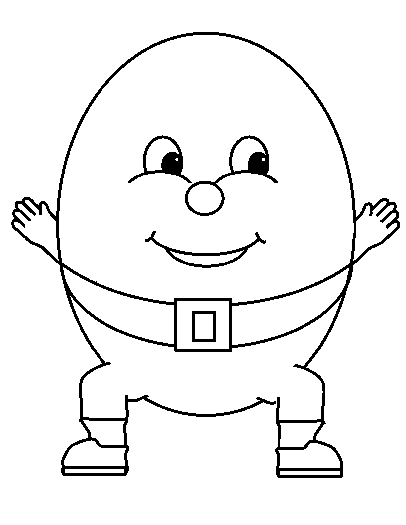 Humpty dumpty clipart template. Templates a literature guides