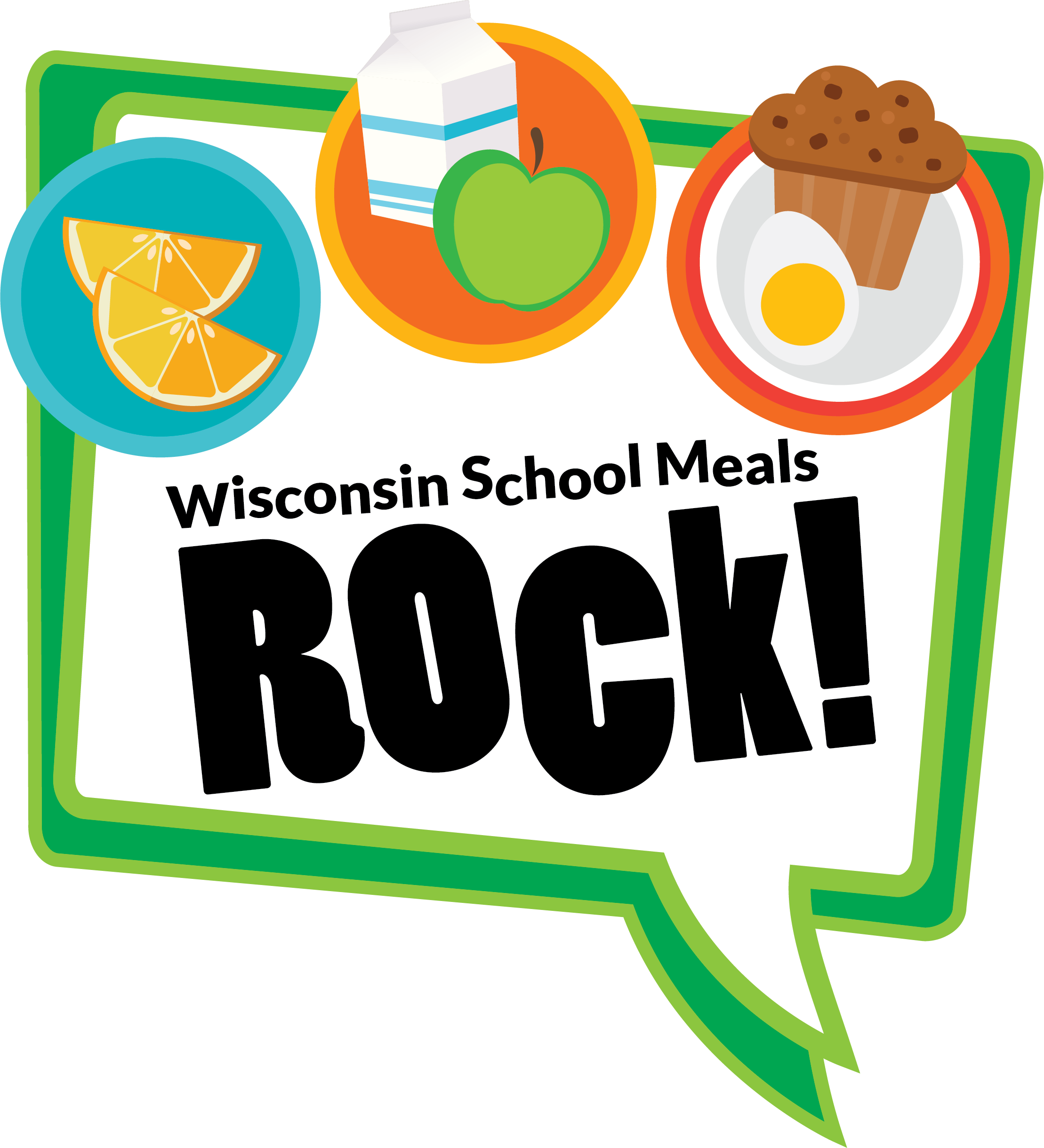 Wisconsin school meals rock. Meal clipart myplate