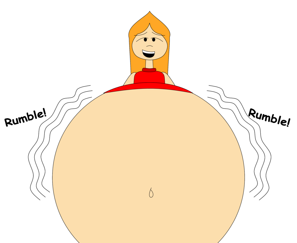 Hungry clipart famished. Candace s rumbling belly