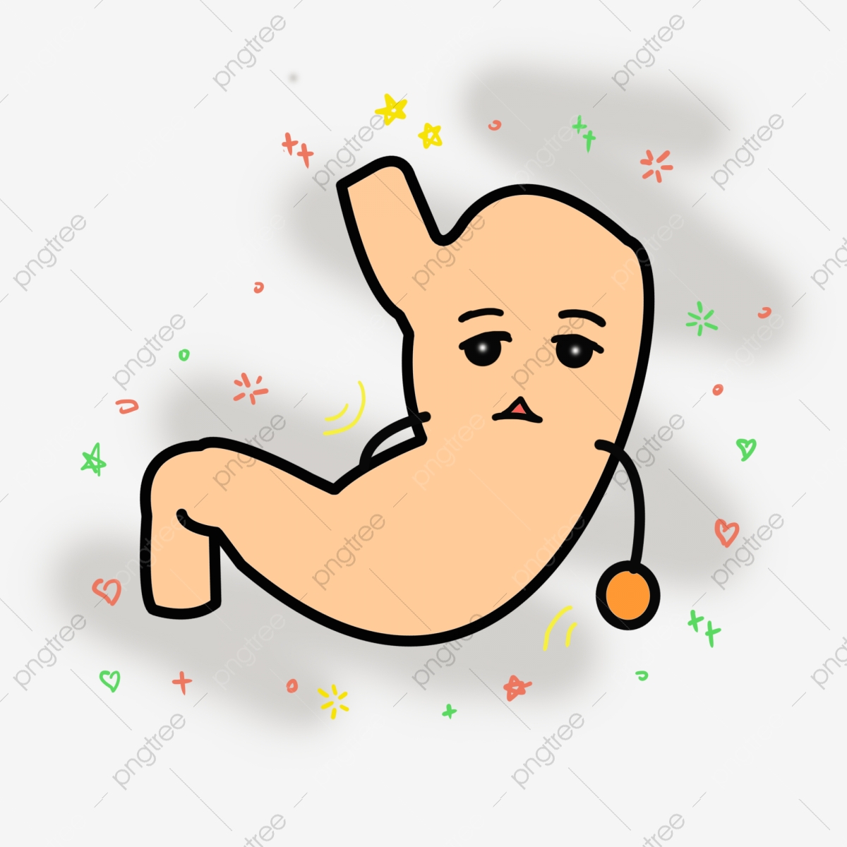 hungry clipart stomache