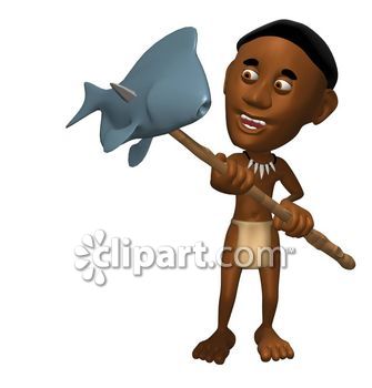 hunter clipart african native