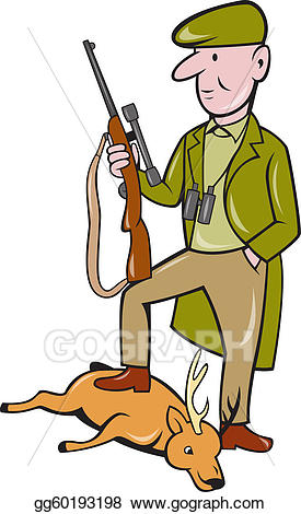hunting clipart deer rifle
