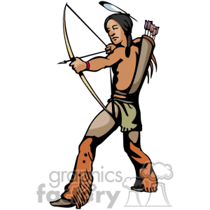 hunting clipart native american hunting