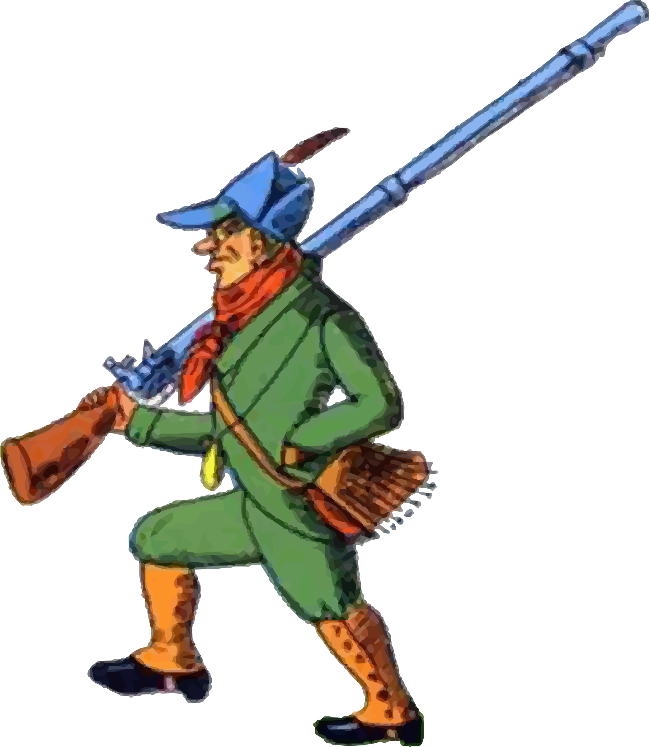 hunting clipart man hunting