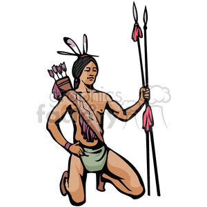 hunting clipart native american hunting
