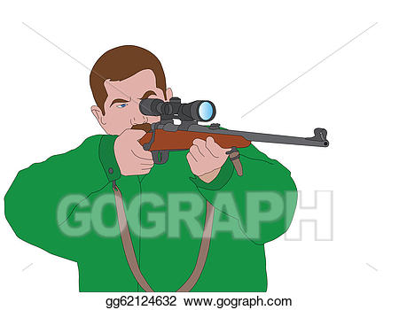 hunting clipart sniper