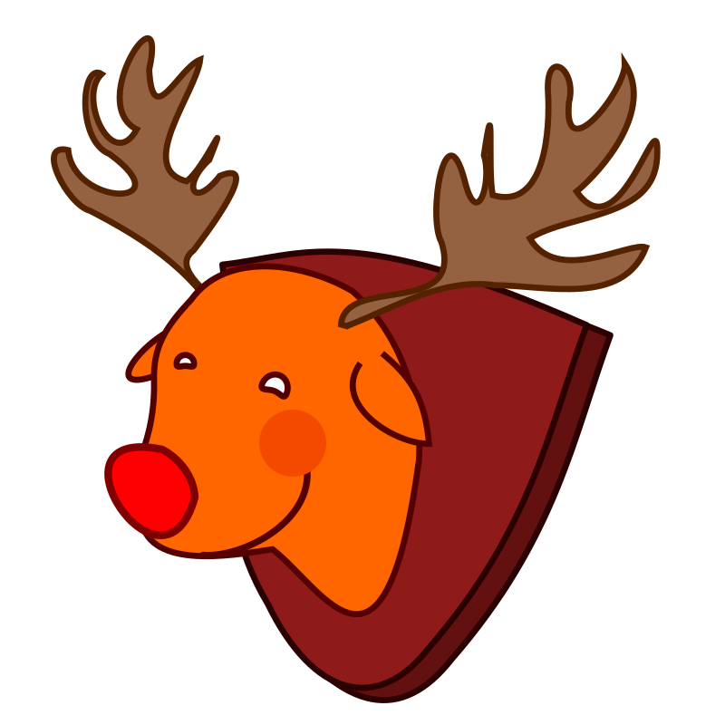 moose clipart simple cartoon