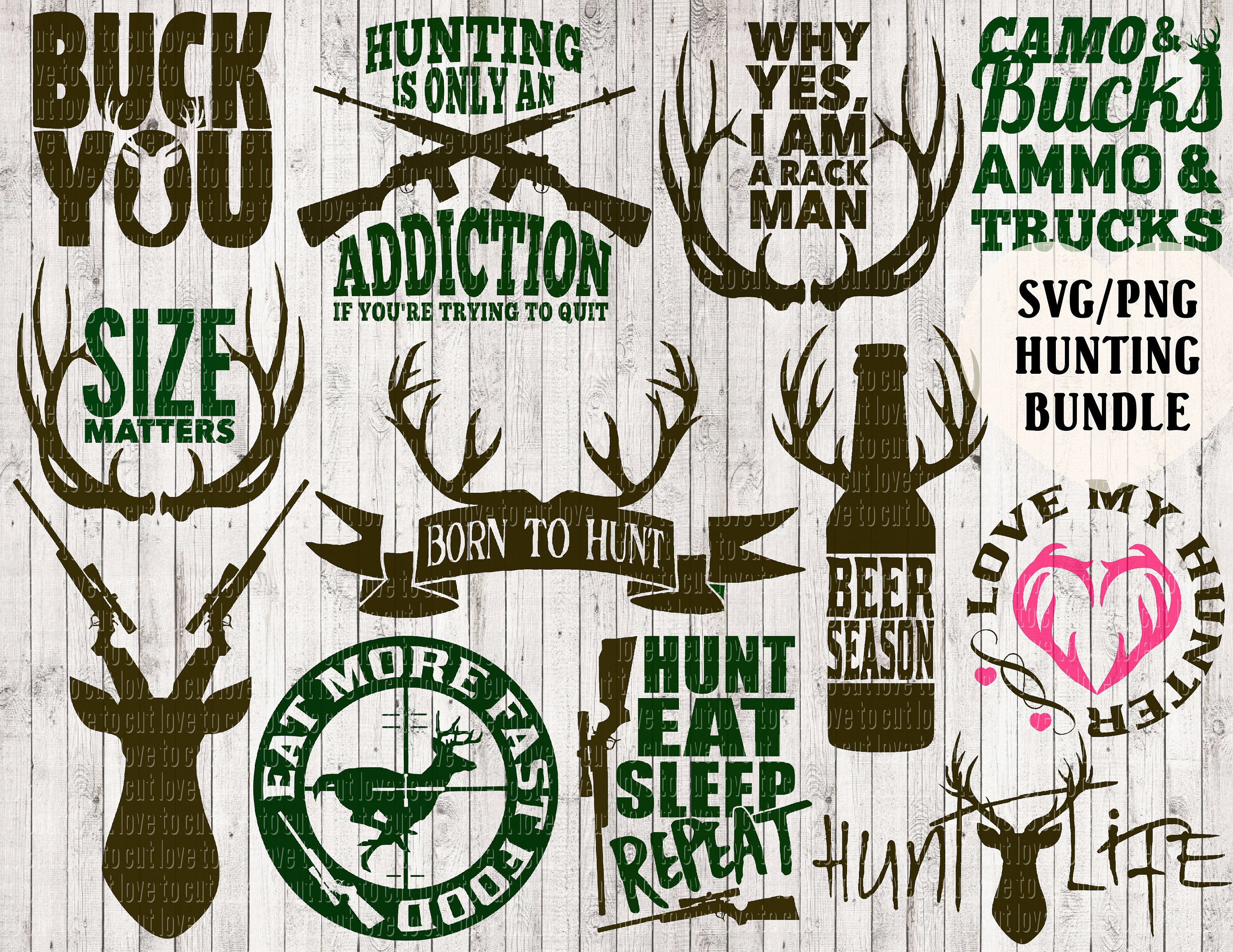hunting clipart design