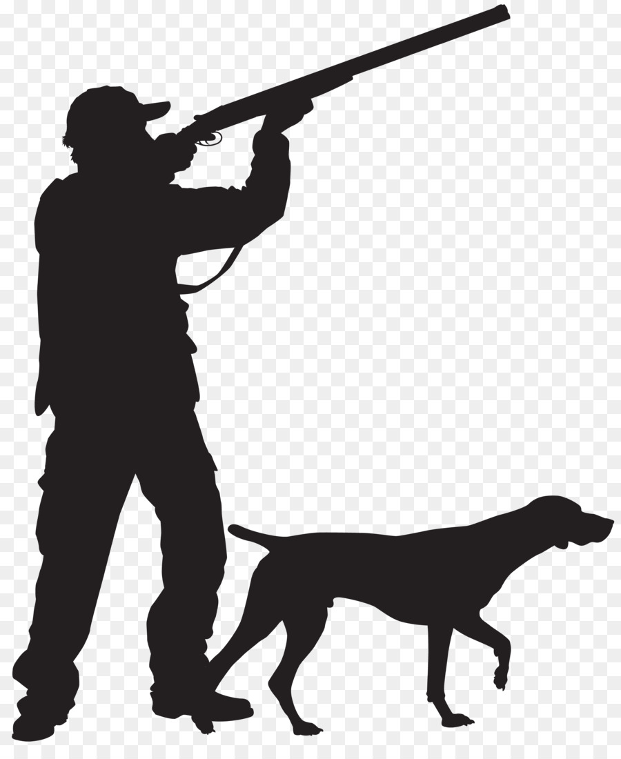 hunting clipart silhouette
