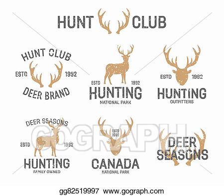 hunting clipart vector element