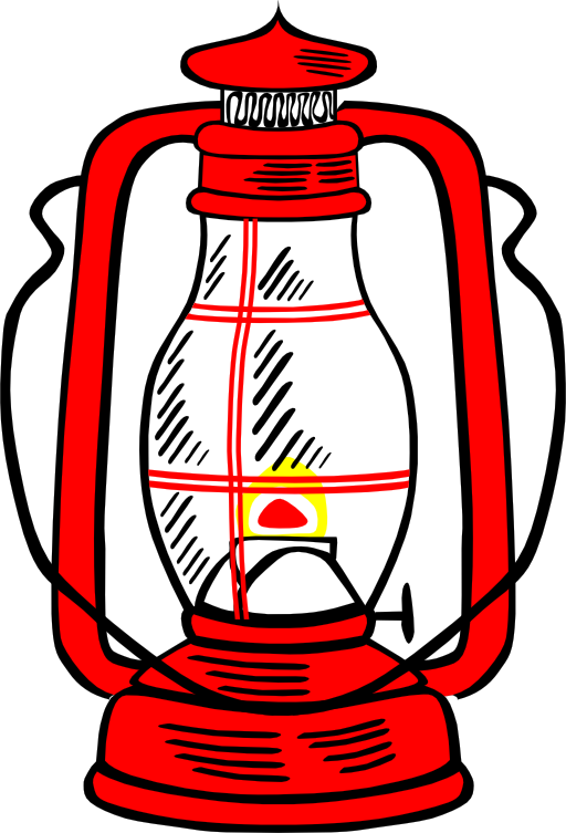 lamp clipart red lamp