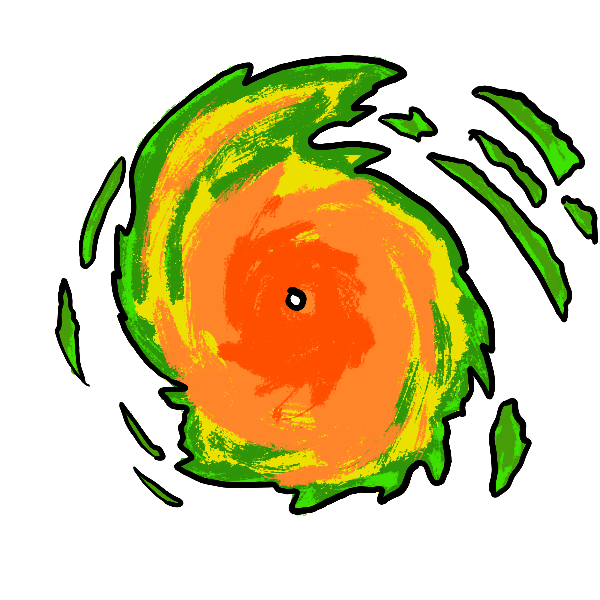 hurricane clipart simple