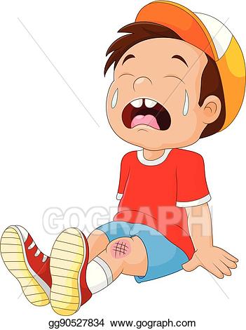 knee clipart wounded boy