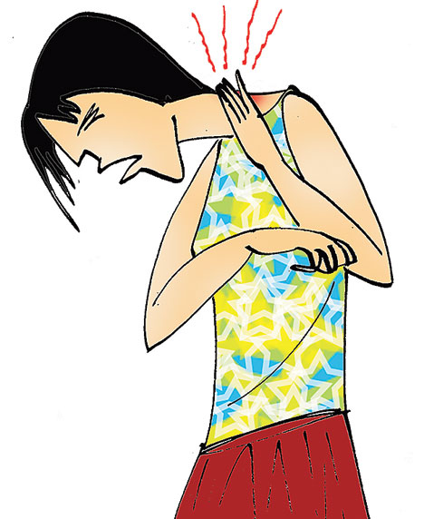 hurt clipart muscle tension