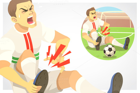 hurt clipart soccer injury