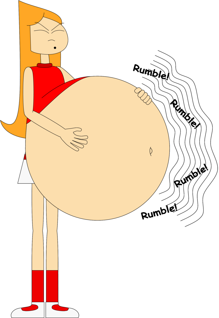 Candace s belly by. Hurt clipart stomach ache