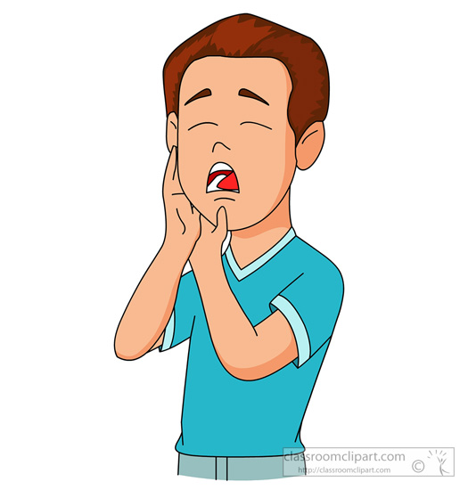 hurt clipart tooth ache