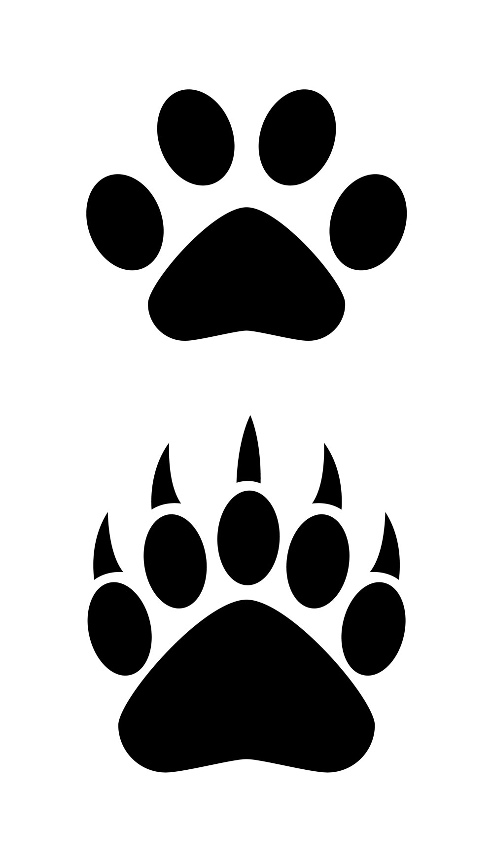 paws clipart logo